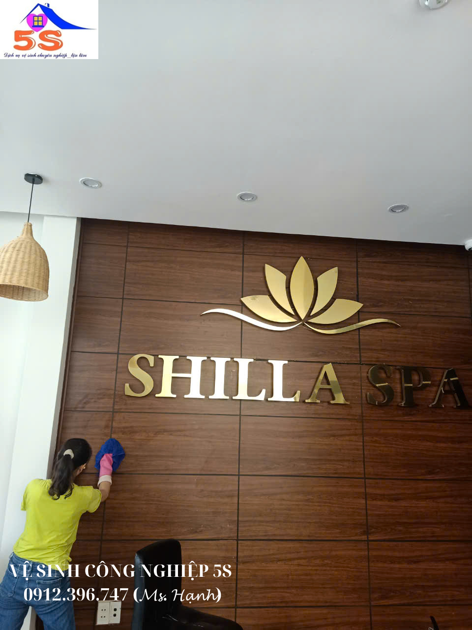 Vệ sinh công nghiệp tại SHILLA SPA  tại Đà Nẵng