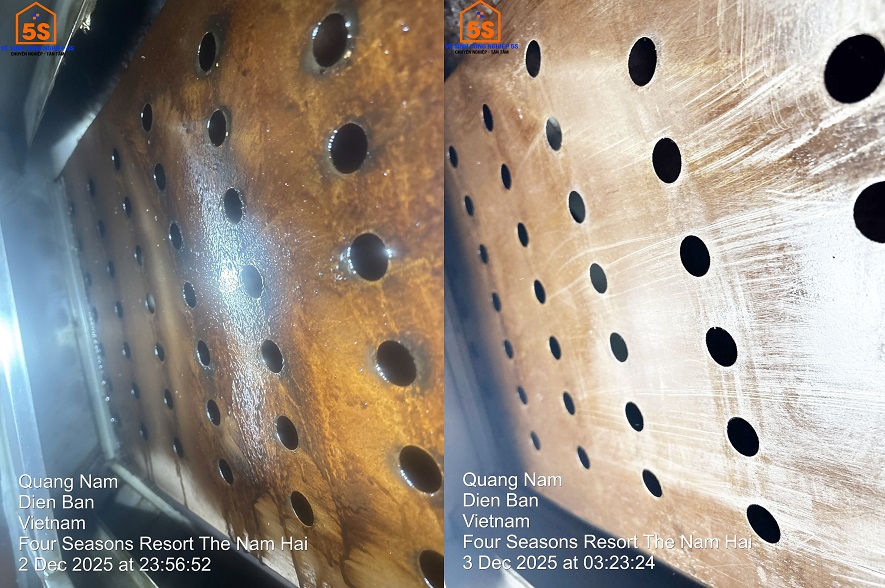 Hình ảnh trước và sau khi thi công