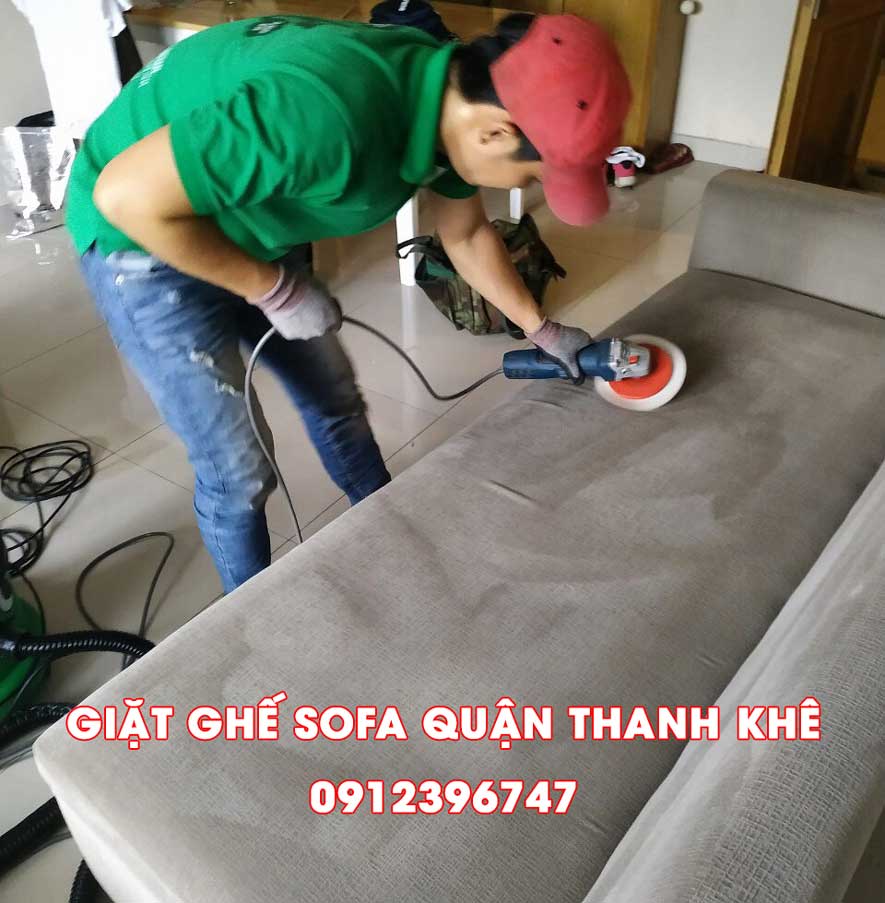 Giặt sofa nỉ quận Thanh Khê