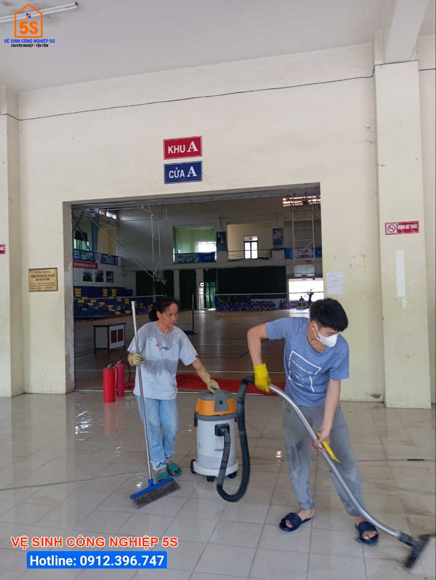 Dịch vụ vệ sinh trường học Đà Nẵng