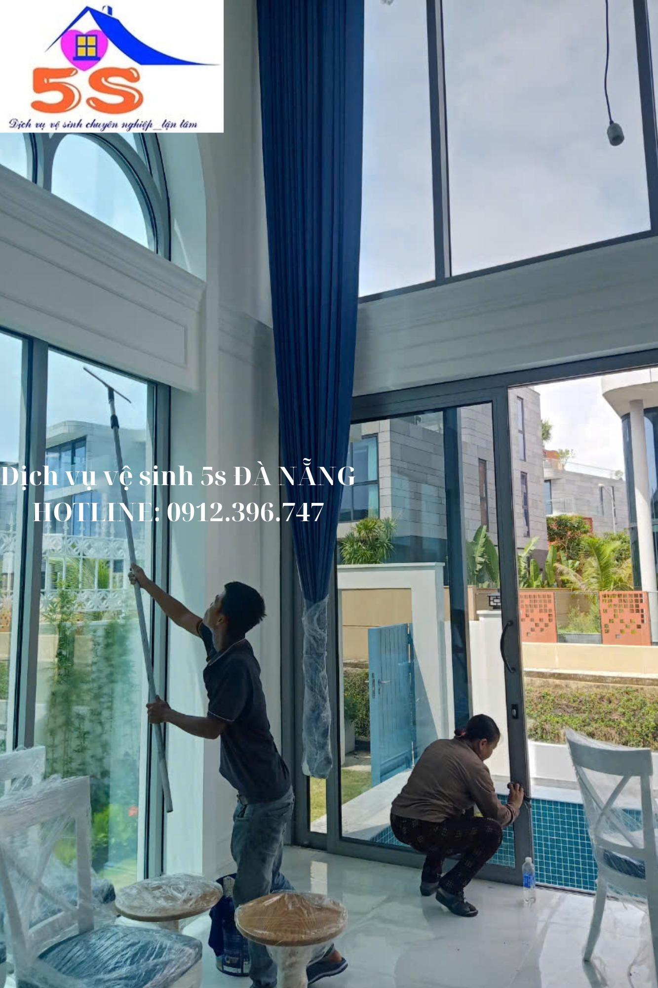 VỆ SINH CÔNG NGHIỆP VILLA REGAL VICTORIA TẠI QUẬN SƠN TRÀ 